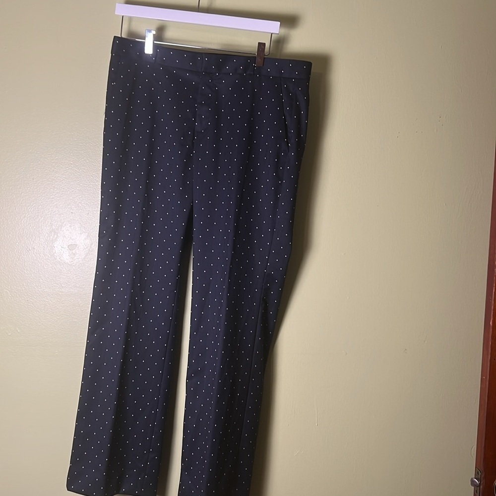 Banana Republic working, dressing, career, size 12 Men's Black Patterned Pants - Picture 2 of 6